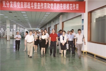 中建材党建责任督导座谈会在尊龙集团本部成功召开